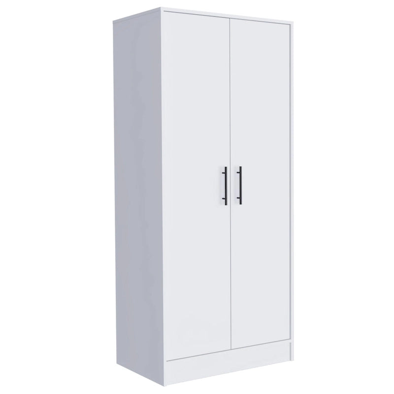 19.7  Double-door Armoire with Two Shelves and One Drawer for Bedroom