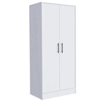 19.7  Double-door Armoire with Two Shelves and One Drawer for Bedroom