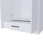 19.7  Double-door Armoire with Two Shelves and One Drawer for Bedroom