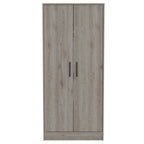 19.7  Double-door Armoire with Two Shelves and One Drawer for Bedroom