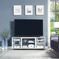Brighton 60 In. Wire Management Media Cabinet Console for TVs Up to 56"