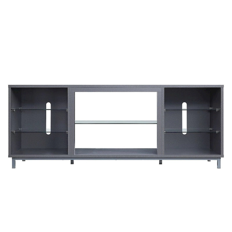 Brighton 60 In. Wire Management Media Cabinet Console for TVs Up to 56"