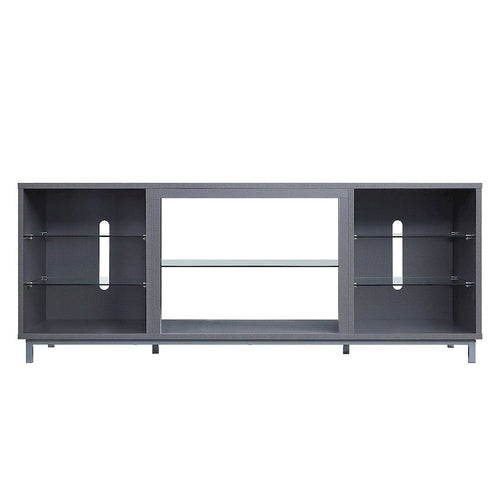 Brighton 60 In. Wire Management Media Cabinet Console for TVs Up to 56"