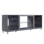 Brighton 60 In. Wire Management Media Cabinet Console for TVs Up to 56"
