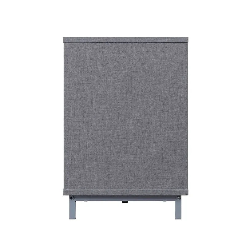 Brighton 60 In. Wire Management Media Cabinet Console for TVs Up to 56"