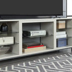 Brighton 60 In. Wire Management Media Cabinet Console for TVs Up to 56"