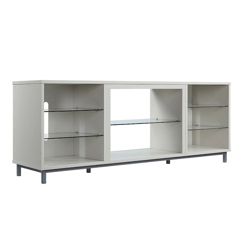 Brighton 60 In. Wire Management Media Cabinet Console for TVs Up to 56"