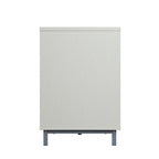 Brighton 60 In. Wire Management Media Cabinet Console for TVs Up to 56"