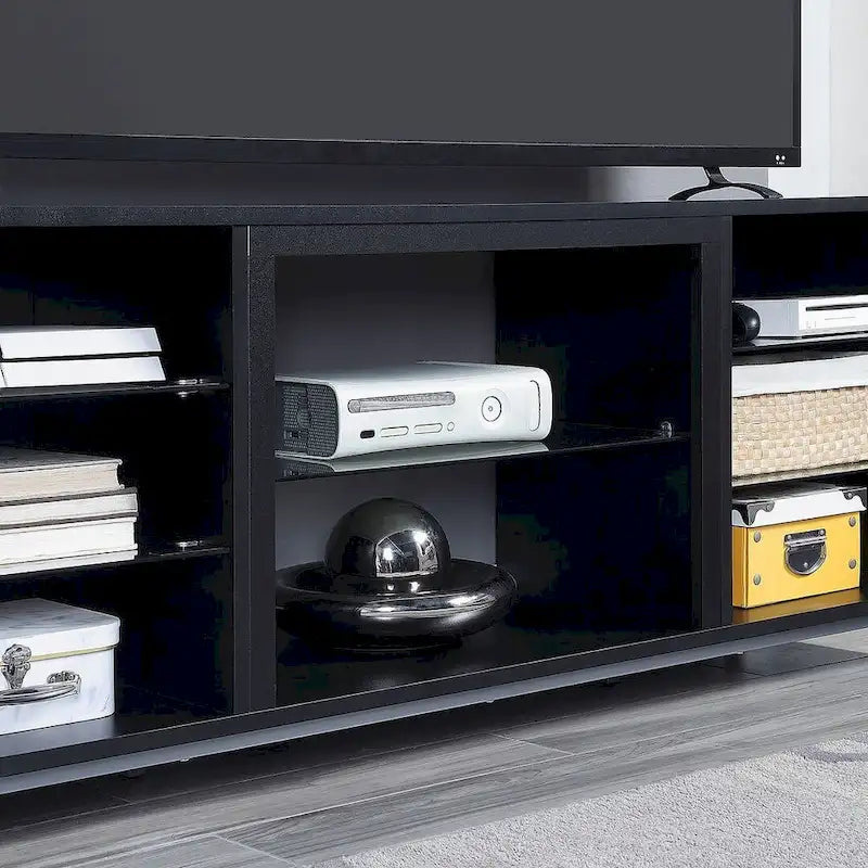 Brighton 60 In. Wire Management Media Cabinet Console for TVs Up to 56"