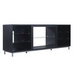 Brighton 60 In. Wire Management Media Cabinet Console for TVs Up to 56"