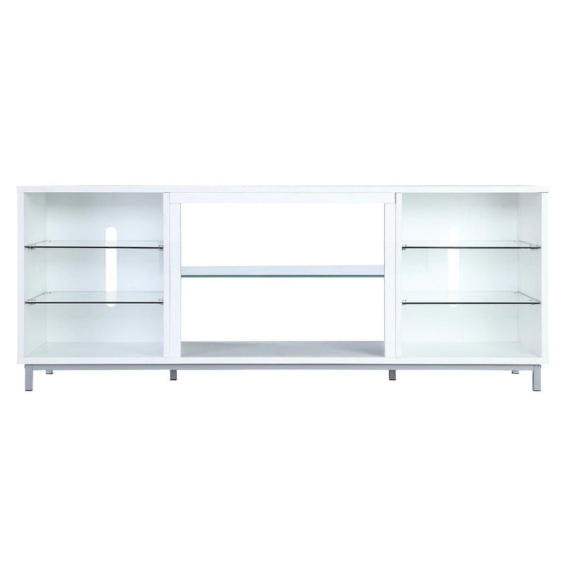 Brighton 60 In. Wire Management Media Cabinet Console for TVs Up to 56"