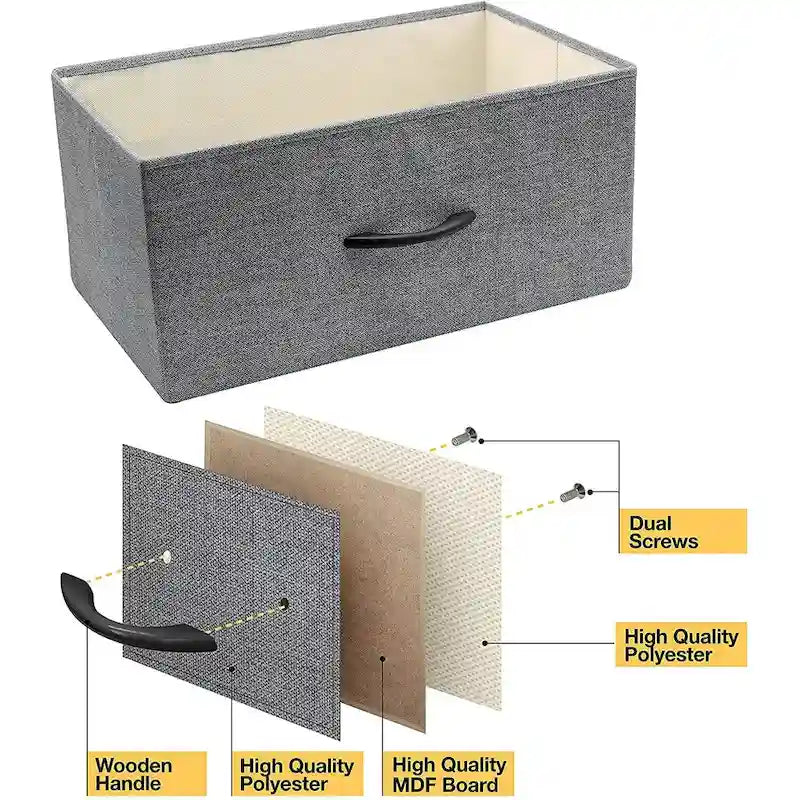 Dresser Storage Tower, Organizer for Closet, Tall Dresser for Bedroom