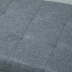 Holmden 49-inch Fabric Tufted Storage Ottoman Bench