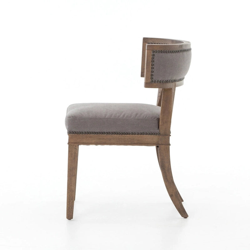 Hardwood Dining Chairs with Faux Leather Upholstery