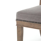 Hardwood Dining Chairs with Faux Leather Upholstery