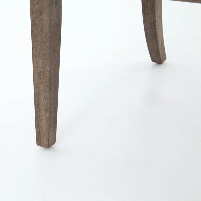 Hardwood Dining Chairs with Faux Leather Upholstery