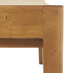 Wood Handmade Traditional Home Bench with Rope Wrapped Seat - Brown -